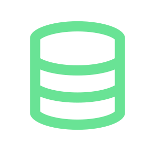 Green database icon